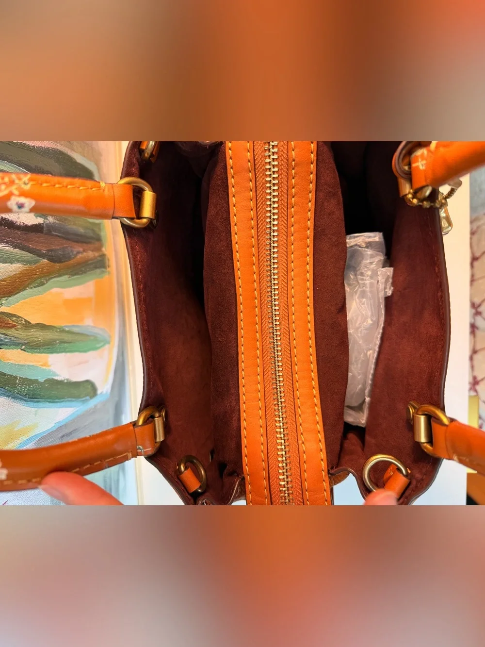 💯 Authentic RARE COACH Rogue 25 Floral Leather Tote Bag